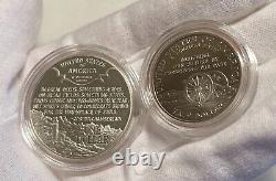 1995 US Civil War Battlefield Commemorative Proof $5 Gold & Silver 3-Coin Set