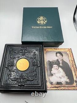 1995 US Mint Civil War Battlefield Gold & Silver 3 Coin Proof Set with BOX & COA