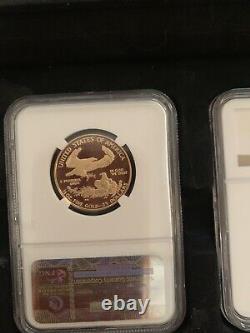 1995 W $10 American Gold Eagle Coin Ngc Pf 70 Ultra Cameo Mint