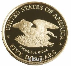 1995-W Civil War $5 Proof Gold Commemorative