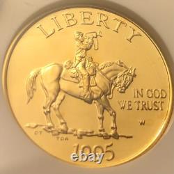 1995 W Gold $5 Civil War Comm. US Vault Collection Limited Mintage NGC PR69DCAM