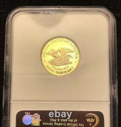 1995 W Gold $5 Civil War Comm. US Vault Collection Limited Mintage NGC PR69DCAM