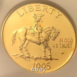 1995 W Gold $5 Civil War Comm. US Vault Collection Limited Mintage NGC PR69DCAM