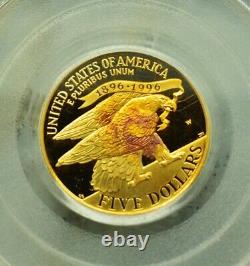 1995-W Olympics Torch Runner Commemorative $5 Gold PCGS PR69 DCAM