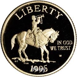 1995 W US Gold $5 Civil War Commemorative Proof NGC PF69 UCAM