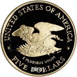 1995 W US Gold $5 Civil War Commemorative Proof NGC PF69 UCAM