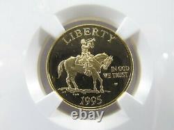 1995w Civil War $5.00 Gold Commemorative Rare NGC PF 70 Ultra Cameo #c493