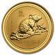 1996 Australia 1oz. 999 Gold Lunar Rat Series 1 $100 Lunar Gold Coin