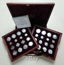 1996 Atlanta Olympic Games 32 Coin Gold & Silver Proof & Uncirc. Set SHF96AOG