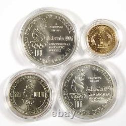 1996 Atlanta Olympic Games 4 Coin Commemorative Set SKUCPC2956