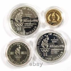 1996 Atlanta Olympic Games 4 Coin Commemorative Set SKUCPC2957