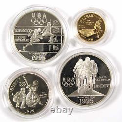 1996 Atlanta Olympic Games 4 Coin Commemorative Set SKUCPC2959