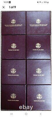 1996 OLYMPIC 32 COIN GOLD & SILVER Complete Box Set OGP COA BEST PRICE ON EBAY