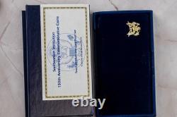 1996 Smithsonian 150th Anniv. 2-Coin Gold & Silver Proof Set withCOA