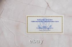 1996 Smithsonian 150th Anniv. 2-Coin Gold & Silver Proof Set withCOA