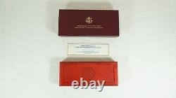 1996 Smithsonian 4-Cion Gold & Silver Commemorative Set Wood Presentation Case