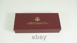 1996 Smithsonian 4-Cion Gold & Silver Commemorative Set Wood Presentation Case