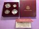 1996 Us Olympic Coins Of The Atlanta Games 4 Coin Proof Set Withgold Coin B42.b