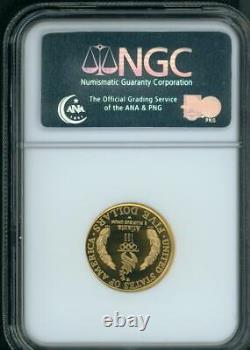 1996-w $5 Gold Commemorative Ngc Pr70 Pr-70 Cauldron Proof Pf70 Beautiful