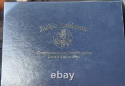 1997 Jackie Robinson 50th Anniversary Commemorative Legacy Set $5 Gold Coin