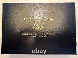 1997 Jackie Robinson 50th Anniversary Commemorative Legacy Set with $5 Proof Gold