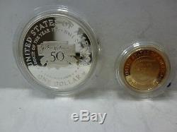 1997 Jackie Robinson 50th Anniversary Legacy Set Proof 2 Coin Set