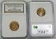 1997-w $5.2420 Oz. Gold Franklin D. Roosevelt Ngc Ms 70 Vault Collection Label