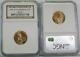 1997-w $5.2420 Oz. Gold Franklin D. Roosevelt Ngc Ms 70 Vault Collection Label