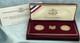 1997-w $5 Franklin Roosevelt Commemorative Proof & Bu 1/4oz Gold 2 Coin Set, Coa