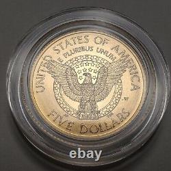 1997-W $5 Franklin Roosevelt Commemorative Proof & BU Gold 2 Coin Set G2976