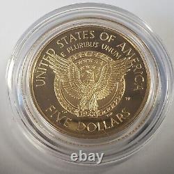 1997-W $5 Franklin Roosevelt Commemorative Proof Gold Coin SKU-G2839