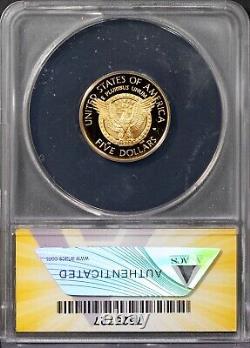 1997-W $5 Gold Roosevelt Coin PF 69 DCAM ANACS # 7625727 + Bonus