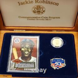 1997-W G $5 Five Dollar Gold PF Jackie Robinson Commemorative Legacy Set G2044