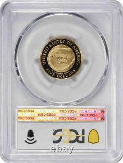 1997-W Jackie Robinson Commemorative $5 Gold PR70DCAM PCGS