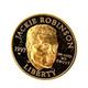 1997-w Jackie Robinson Commemorative $5 Gold Proof Coin West Point No Box Or Coa