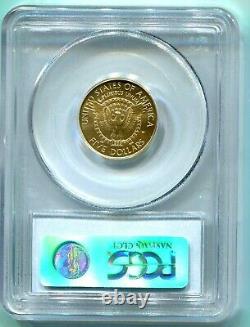 1997-w $5 Commemorative Gold Coin F. D. R. Fdr F. D. Roosevelt Pcgs Ms-69 Ms69