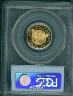 1997-w $5 F. D. R. Fdr Commemorative Proof Gold Coin F. D. Roosevelt Pcgs Pr69 Pf69