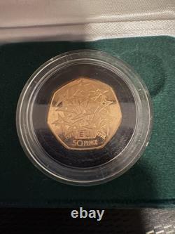 1998 Gold 50p 25th Anniversary Of EU Special Edition Coin