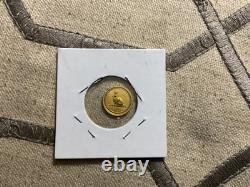 1999 Australia 1/20th oz. Gold, Lunar Series, Year of the Rabbit $5 1999 Australia 1/20th oz. Gold, Lunar Series, Year of the Rabbit $5