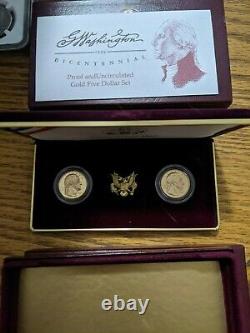 1999 George Washington Bicentennial Gold Coin Set