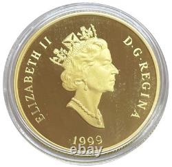 1999 Newfoundland Canada $100 Proof 1/4 Oz Gold Commemorative Coin