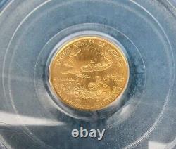 1999 W $5 Gold Eagle Pcgs Ms69 Mint Error Unfinished Proof Dies