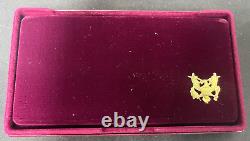 1999 W $5 Washington Bicentennial Proof and Uncirculated Gold 2 Coin Set OGP COA