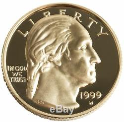 1999-W George Washington $5 PRF Gold Commemorative