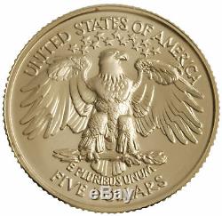 1999-W George Washington $5 UNC Gold Commemorative