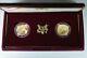 1999-w George Washington Commemorative 2 Coin Set $5 Gold Unc & Proof In Ogp
