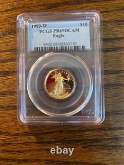 1999-W Proof Gold American Eagle 4-Coin Set PR-69 DCAM PCGS