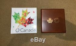 1/10 oz Fine Gold Coins O Canada 4-Coin Set Mintage 4000 (2014)