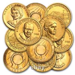 1/2 oz US Mint Commemorative Arts Gold Medal (Random)