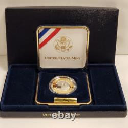 2000 $10 Library of Congress Bimetallic Gold/Platinum Commemorative -OGP- G4635